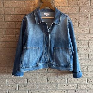 LC Lauren Conrad Classic Blue Jean Jacket